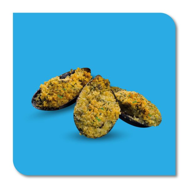 Cozze gratinate 220gr - a confezione