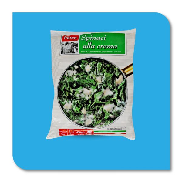 Spinaci alla crema 450gr - a confezione